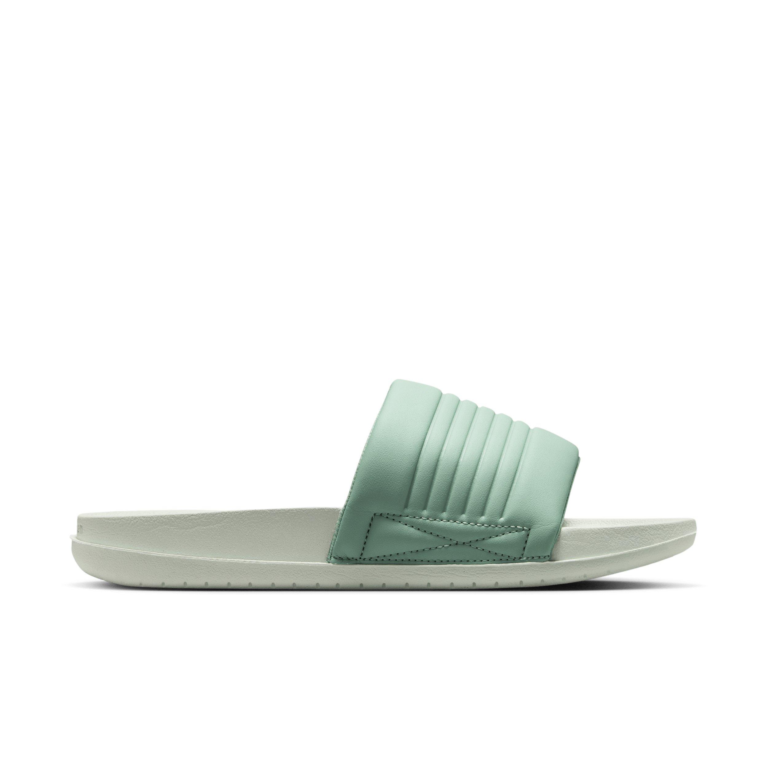 Nike Offcourt Adjust "Barely Green/Steam/Black" Women's Slide - GREEN/BLACK